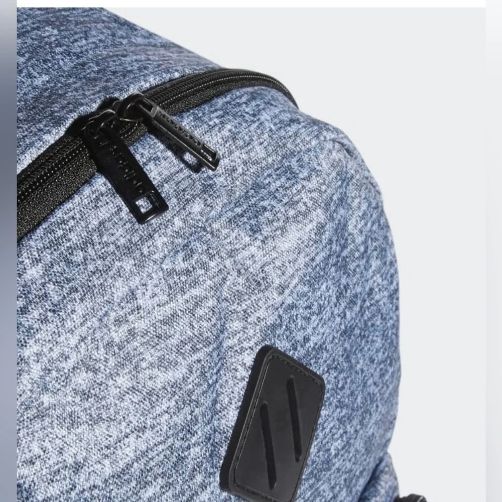 Adidas Travel Backpack – Fits 16” Laptop, Black Casual Bookbag